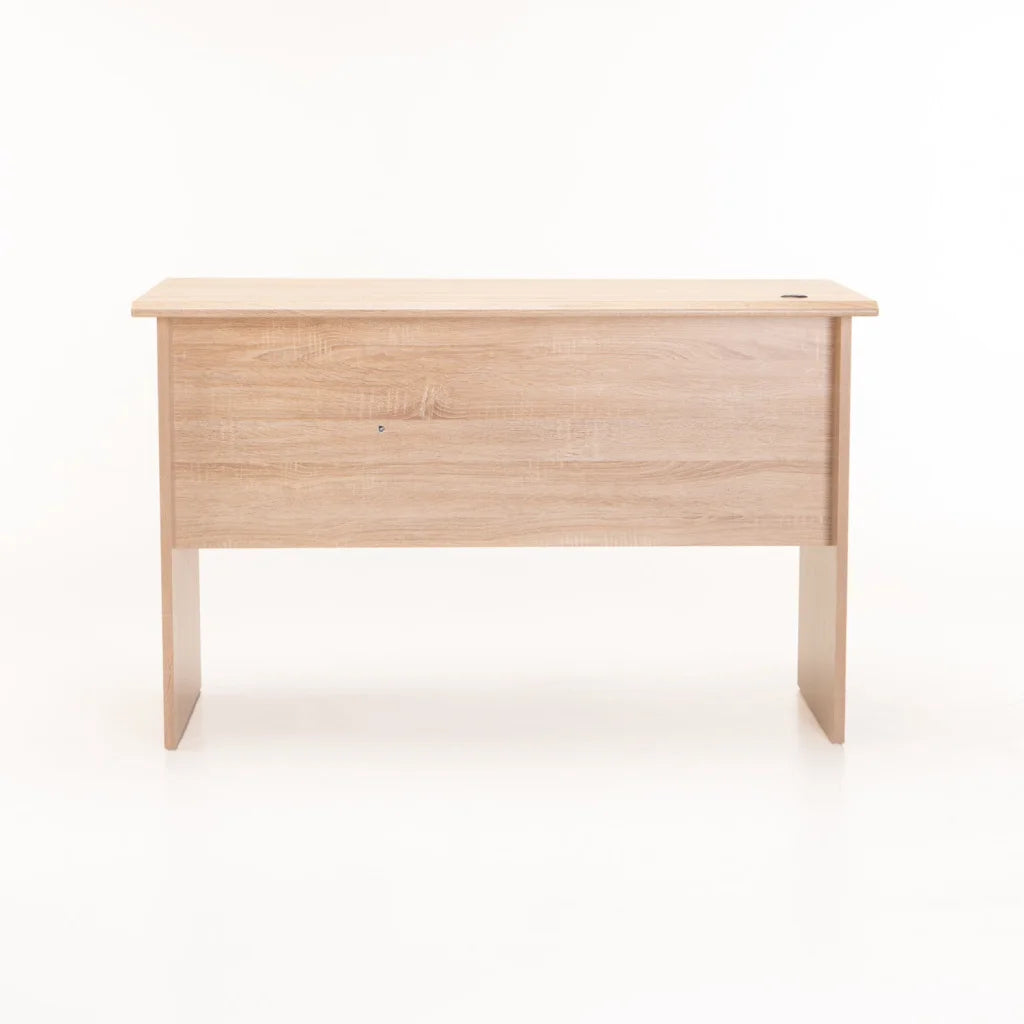 Keir 120cm Deluxe 3 Drawer Desk - Oak