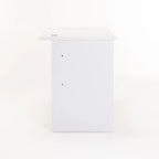 Keir 120cm Deluxe 3 Drawer Desk - White