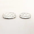 Sophiah Set Of 2 Trays W/Mirror