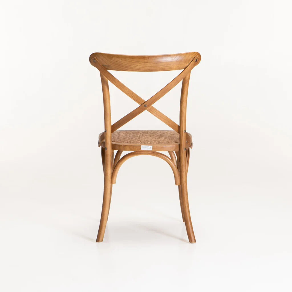 Crystal Mid-Century Dining Chair - Brown