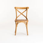 Crystal Mid-Century Dining Chair - Natural