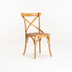 Crystal Mid-Century Dining Chair - Natural