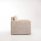 Phuti Kubu Whitewash Armchair