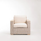 Phuti Kubu Whitewash Armchair