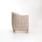 Phuti Kubu Whitewash Tub Armchair