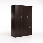 Flory 3 Door 3 Drawer Robe - Wenge
