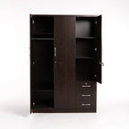 Flory 3 Door 3 Drawer Robe - Wenge