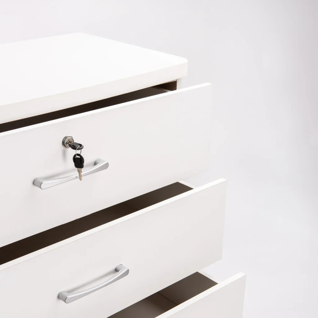 Barachiel 5 Drawer Chest - White