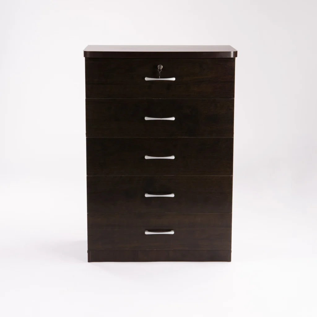 Barachiel 5 Drawer Chest - Wenge