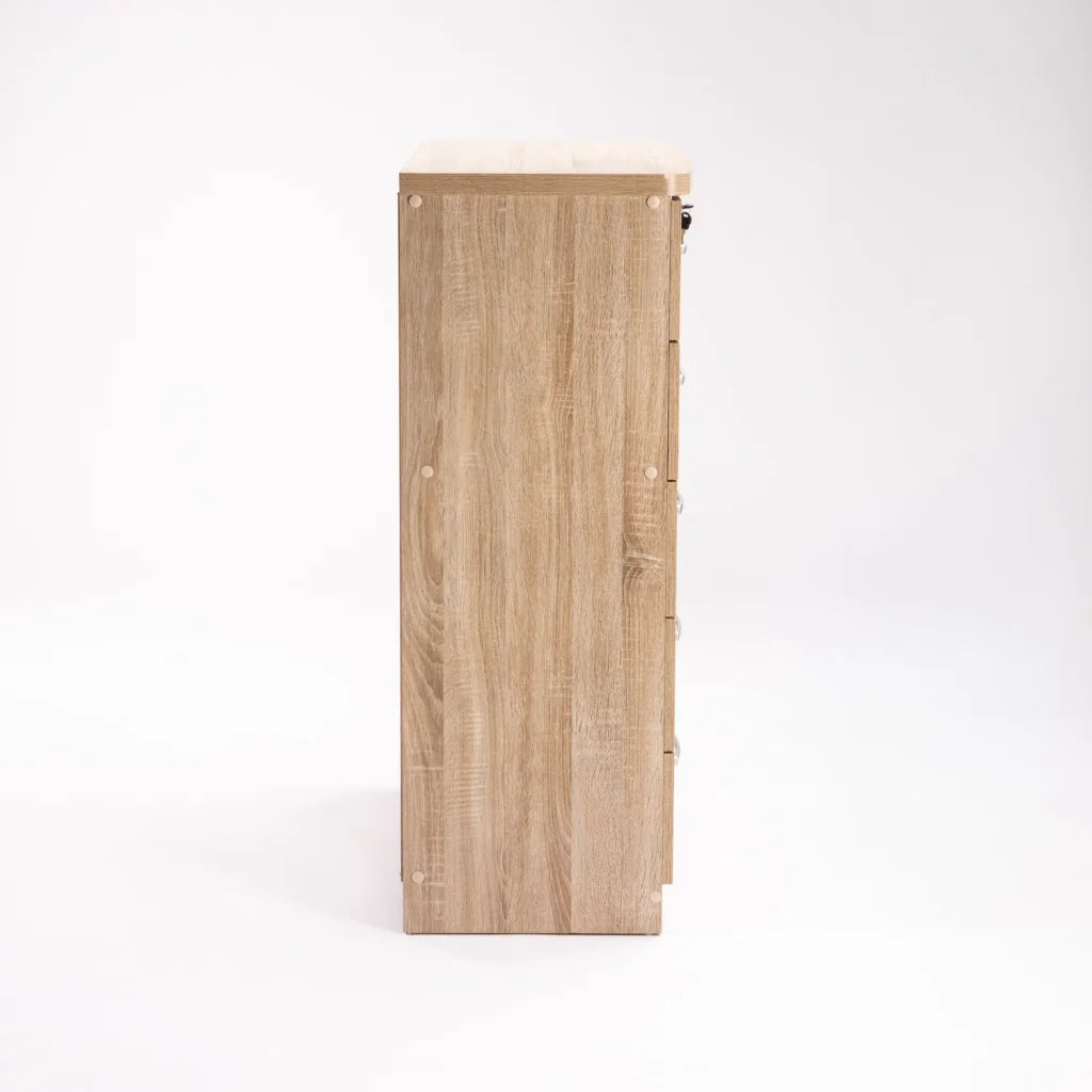 Barachiel 5 Drawer Chest - Oak