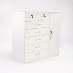 Haniel 7 Drawer 1 Door Chest - White
