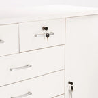 Haniel 7 Drawer 1 Door Chest - White