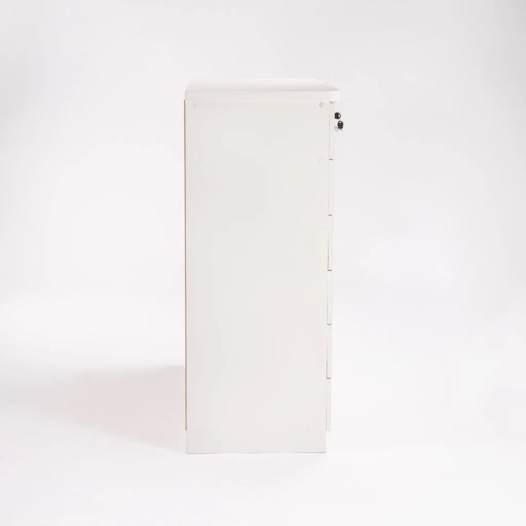 Haniel 7 Drawer 1 Door Chest - White