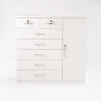 Haniel 7 Drawer 1 Door Chest - White
