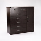 Haniel 7 Drawer 1 Door Chest - Wenge