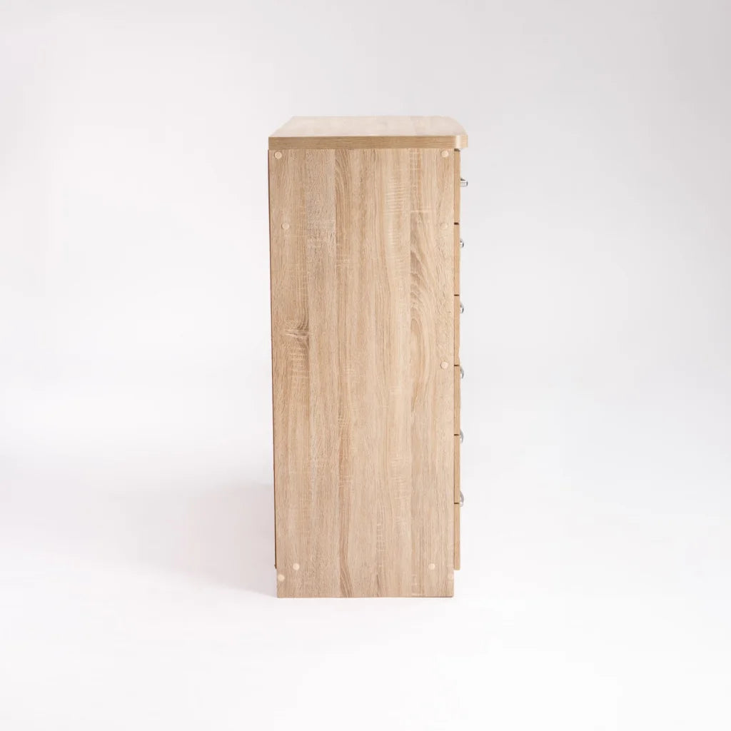 Haniel 7 Drawer 1 Door Chest - Oak