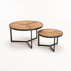 Anathi Set Of 2 70/50cm Solid Wood Coffee Table - Magnolia