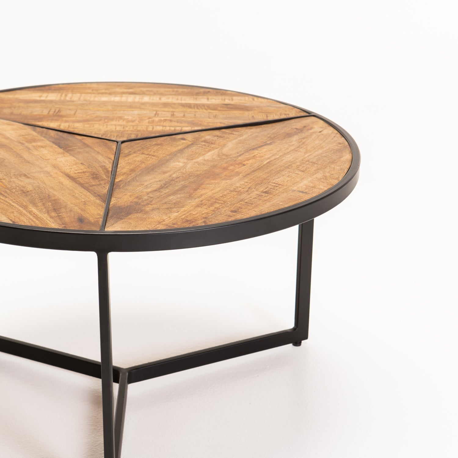Anathi Set Of 2 70/50cm Solid Wood Coffee Table - Magnolia
