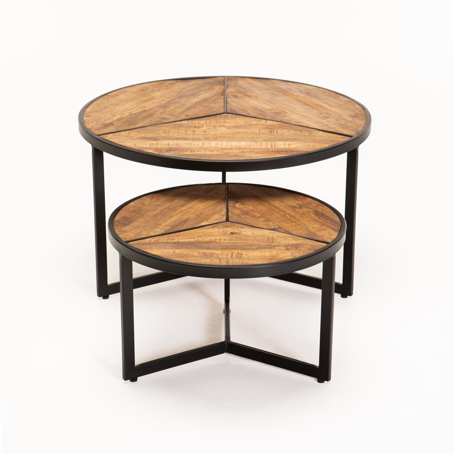 Anathi Set Of 2 70/50cm Solid Wood Coffee Table - Magnolia