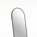 Vishesh 160cm Round Mirror - Black