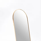 Vishesh 160cm Round Mirror - Gold