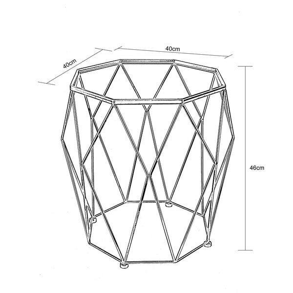 Colt Round Metal Side Table