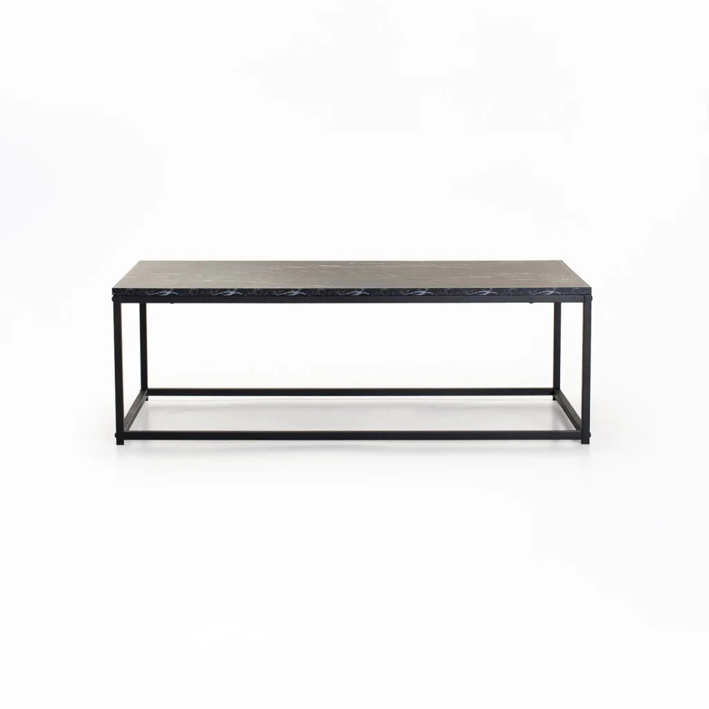 Siya 120x60cm Coffee Table - Black Marble