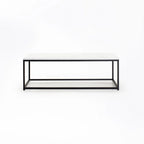 Siya 120x60cm Coffee Table - White Marble