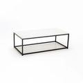 Siya 120x60cm Coffee Table - White Marble
