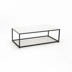 Siya 120x60cm Coffee Table - White Marble
