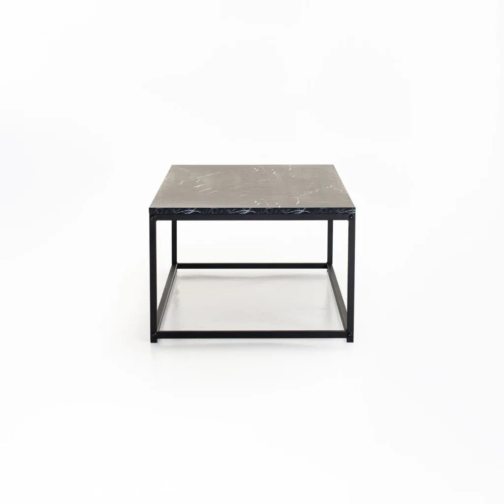 Siya 120x60cm Coffee Table - Black Marble