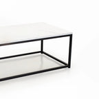 Siya 120x60cm Coffee Table - White Marble