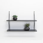 Spaced - Black 2 Shelf
