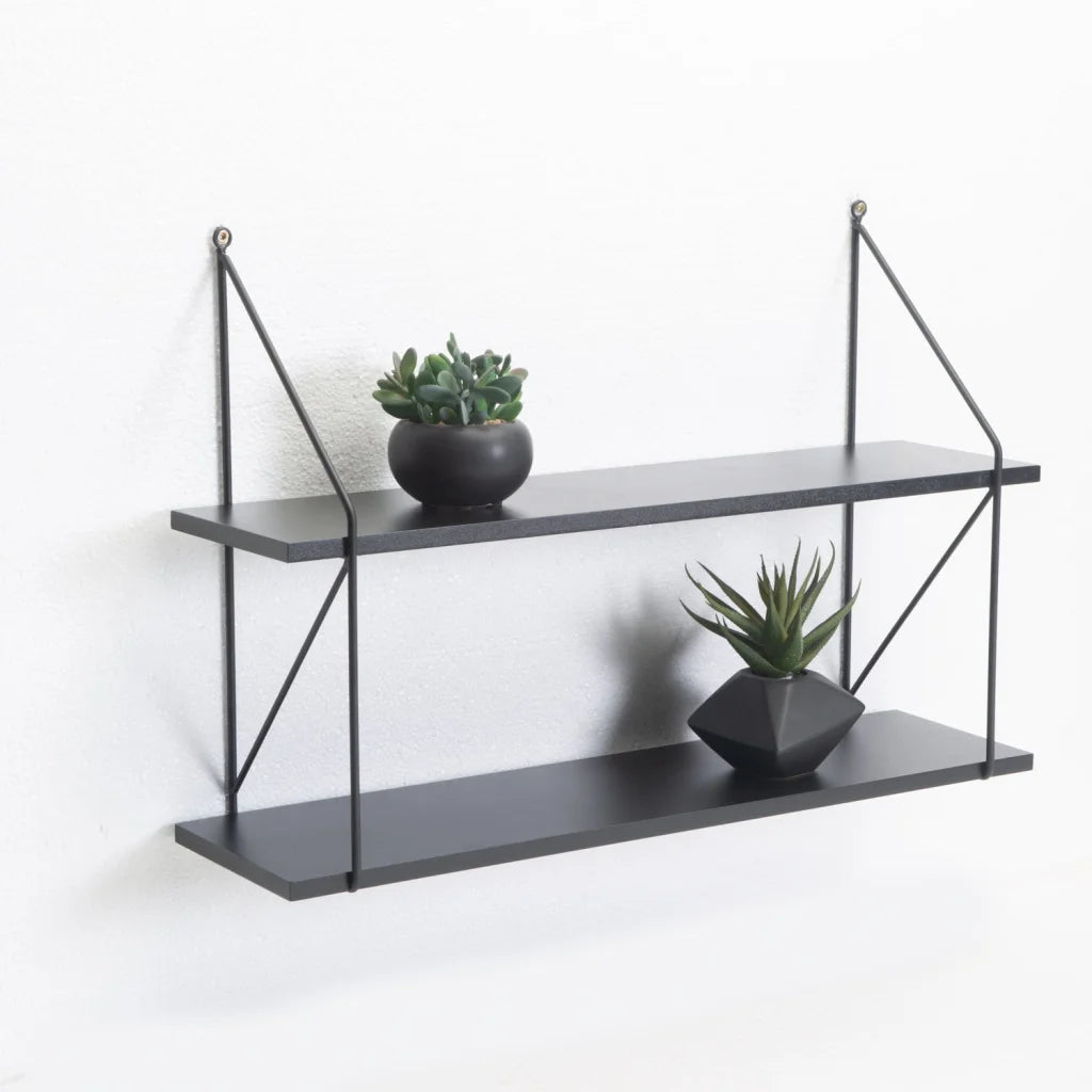 Spaced - Black 2 Shelf