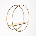 Spaced - Gold Circle With Shelf