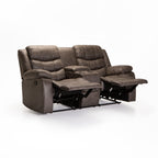 Haara 2 Seater Console Recliner - Grey