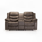 Haara 2 Seater Console Recliner - Grey