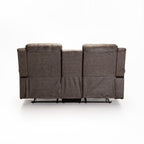 Haara 2 Seater Console Recliner - Grey