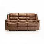 Haara 3 Seater Recliner - Brown