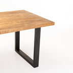 Funi Solid Wood Dining Table - 6 Seater