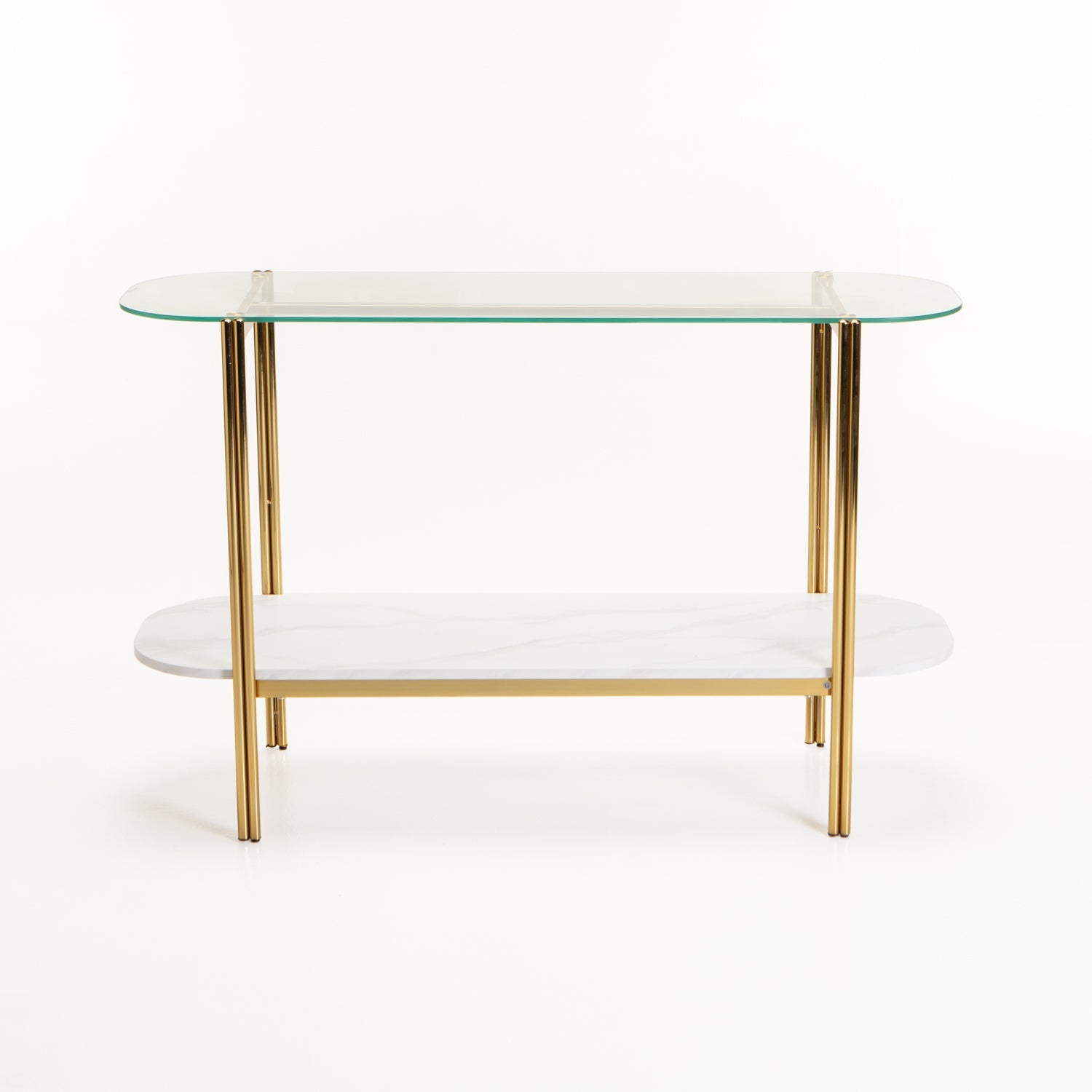 Draykie 120cm Console - White Marble