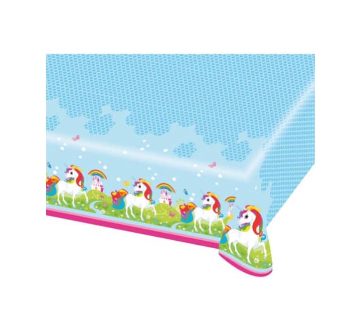 Unicorn Plastic Table Cloth