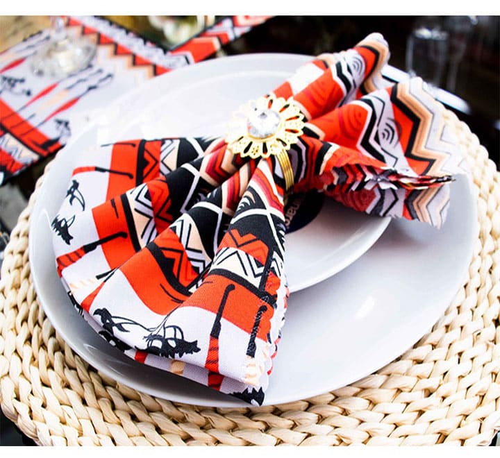 African Print Napkin