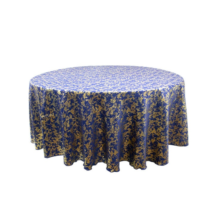 Royal Blue Round Table Cloth