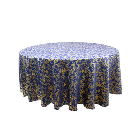 Royal Blue Round Table Cloth