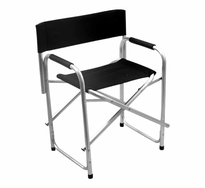 Director’s Chair Aluminium (Black)