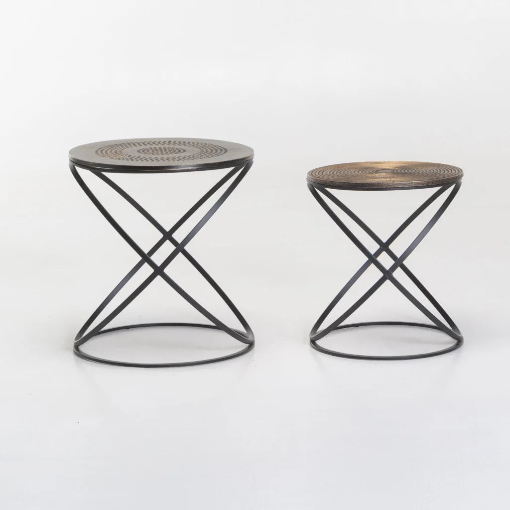 Paris Set of 2 Side Tables