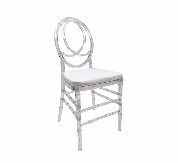 Clear phoenix chair resin